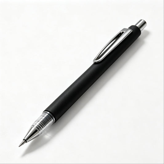 Ethanassociates  Retractable Black Matte Gel Pen, Smooth Writing Office School Pen