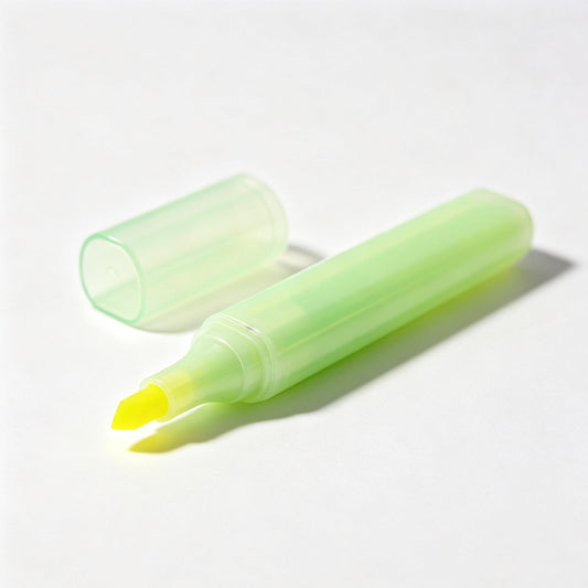 Ethanassociates Pastel Green Chisel Tip Highlighter Pen for Note Marking