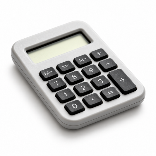 Ethanassociates Compact Mini Desktop Basic Calculator with LCD Display
